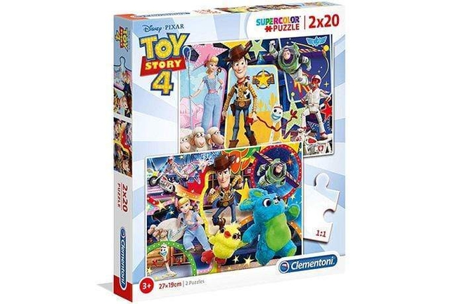 Order clementoni super color puzzle toy story 4 2x20 Now! | Jomla.ae