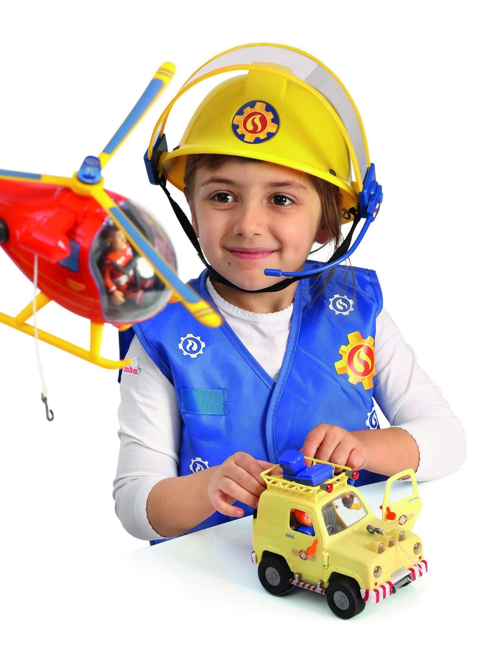 Order fireman samplastic helmet w microphone Now! | Jomla.ae