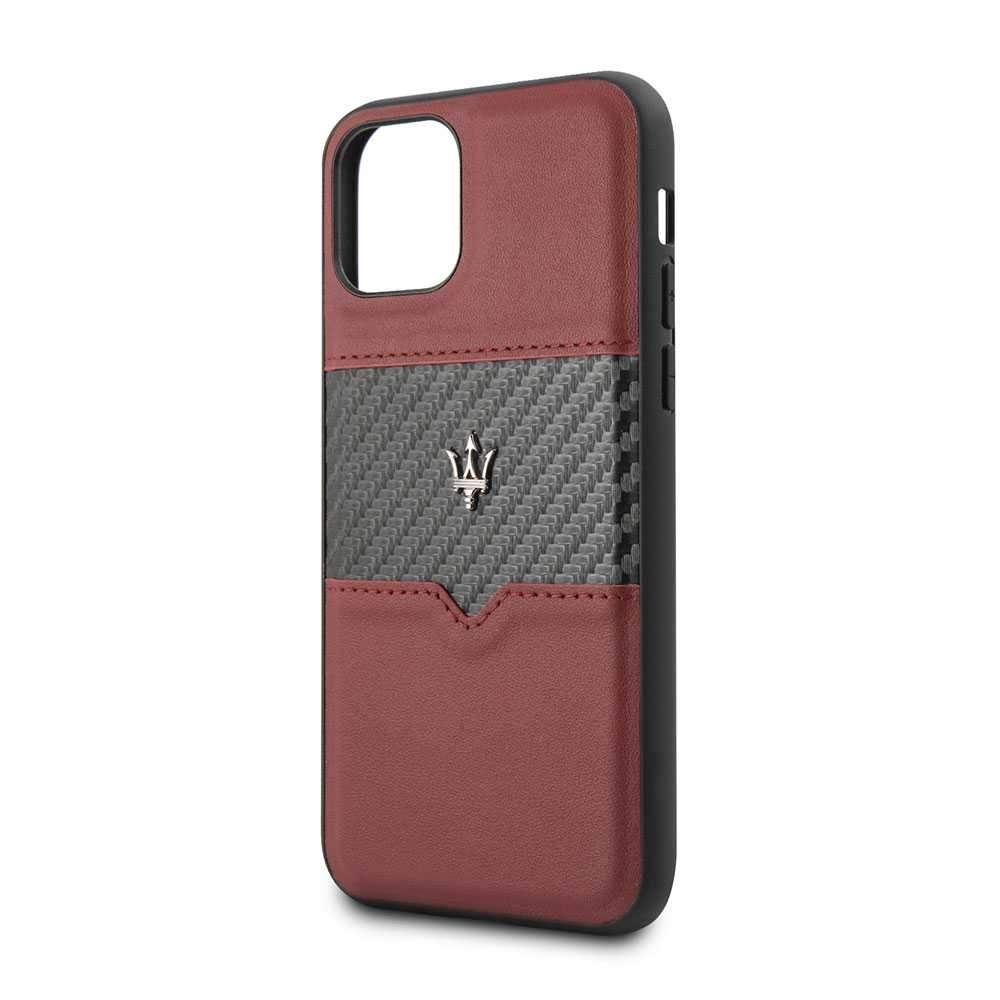 Official Maserati Genuine Leather Phone Case Cover - for iPhone 11