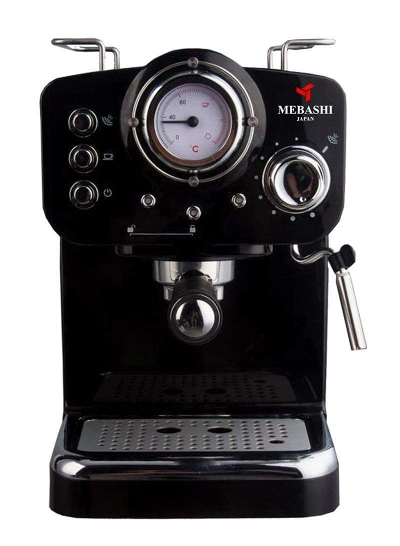 اطلب ماكينة قهوة MEBASHI ESPRESSO COFFEE MACHINEMEECM2009 أسود