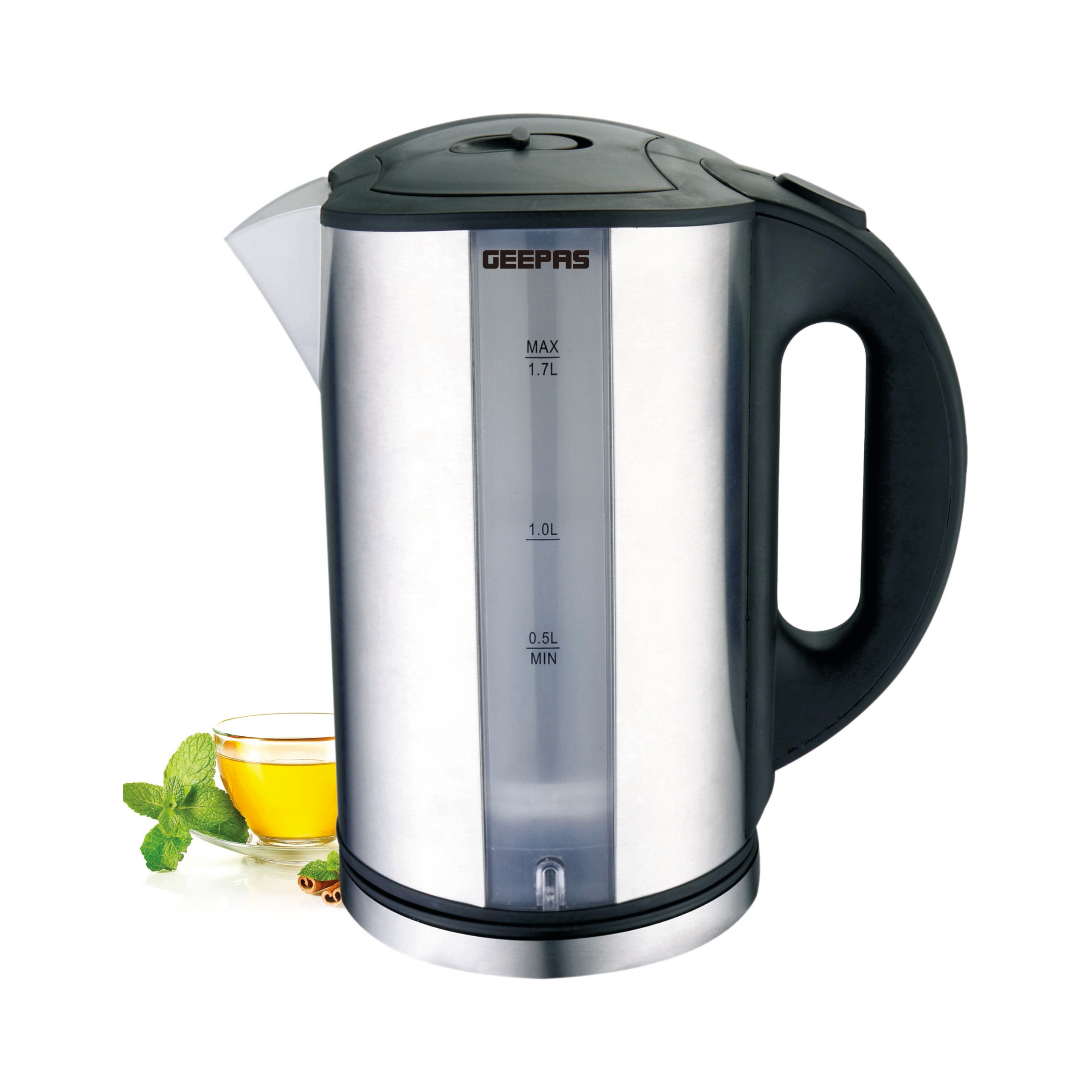 Order Geepas GK5074 1.7L Electric Kettle 2200W Cordless Fast Boil