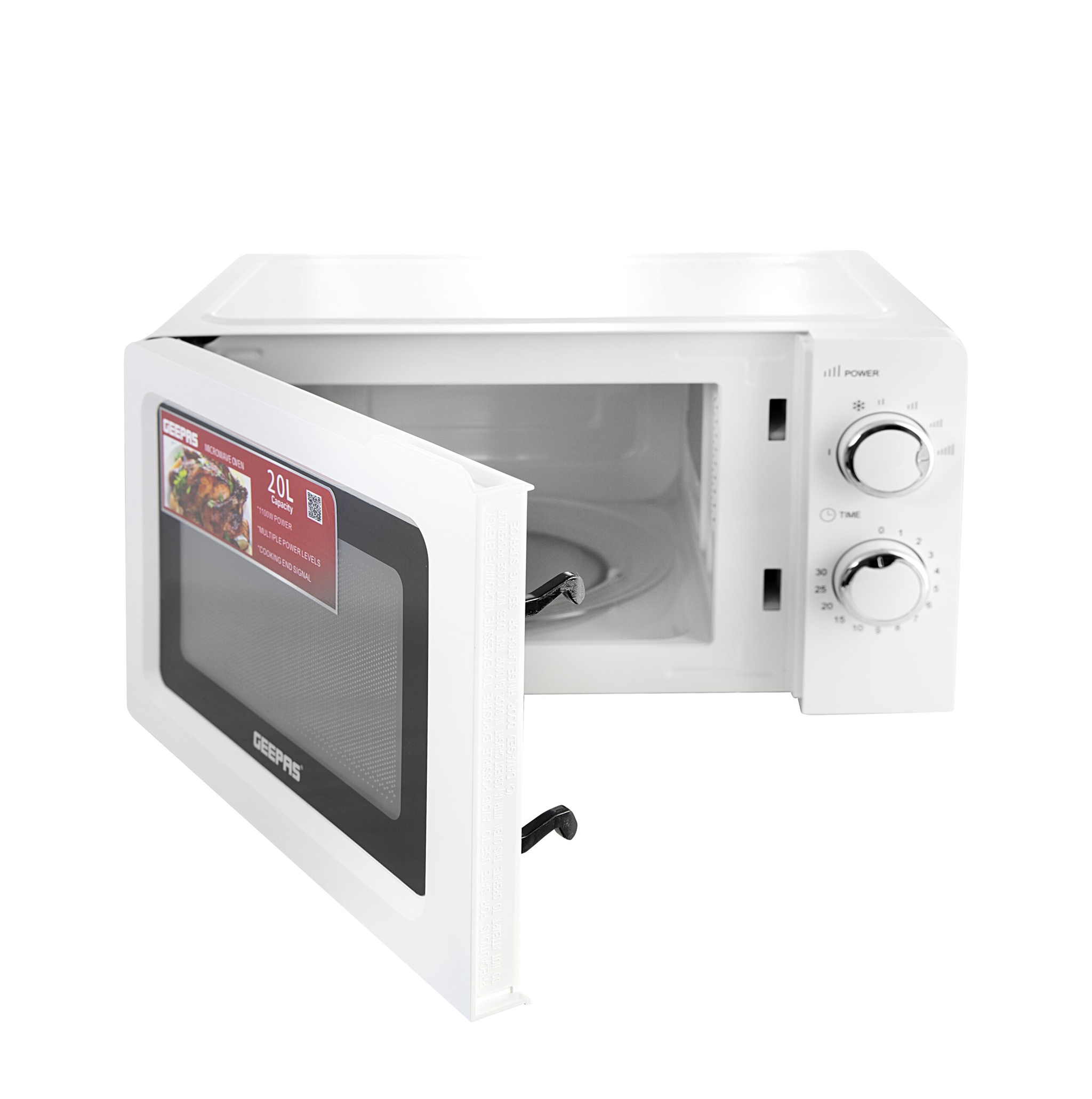 Order Geepas 20L Microwave Oven 1100W Solo Microwave Oven with 5