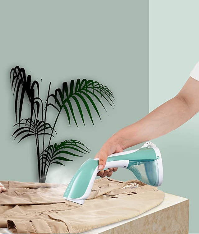 Order Daewoo 1400W Handheld Portable Garment Steamer with Cloth & Lint