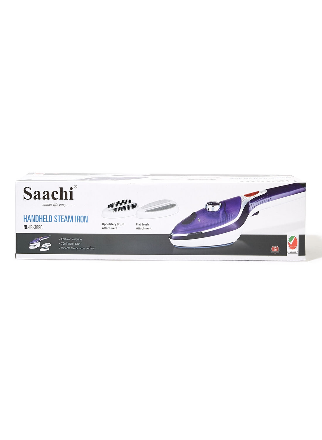 Order Saachi Handheld Electric Steam Iron With Ceramic Soleplate 1100 W