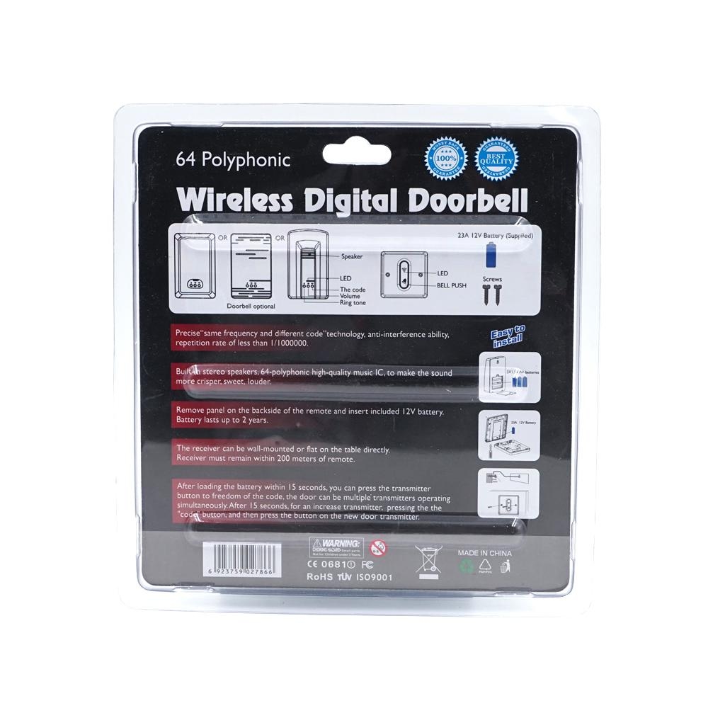 Order Crony Wireless Digital Doorbell Loudly Doorbell Safety Doorbell