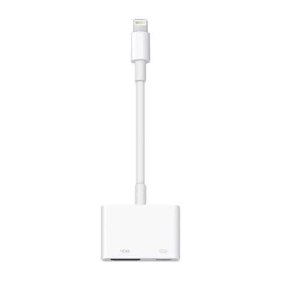 وصلة اتش دي ايفون للتلفزيون والبروجكتر من ابل Apple lightning digital AV adapter
