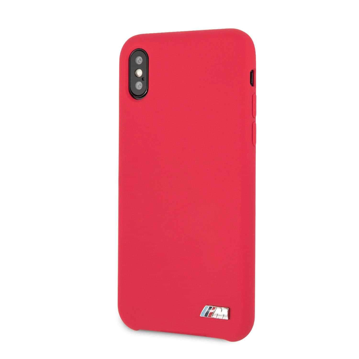 Bmw Silicone Hard Case For Iphone X - Red