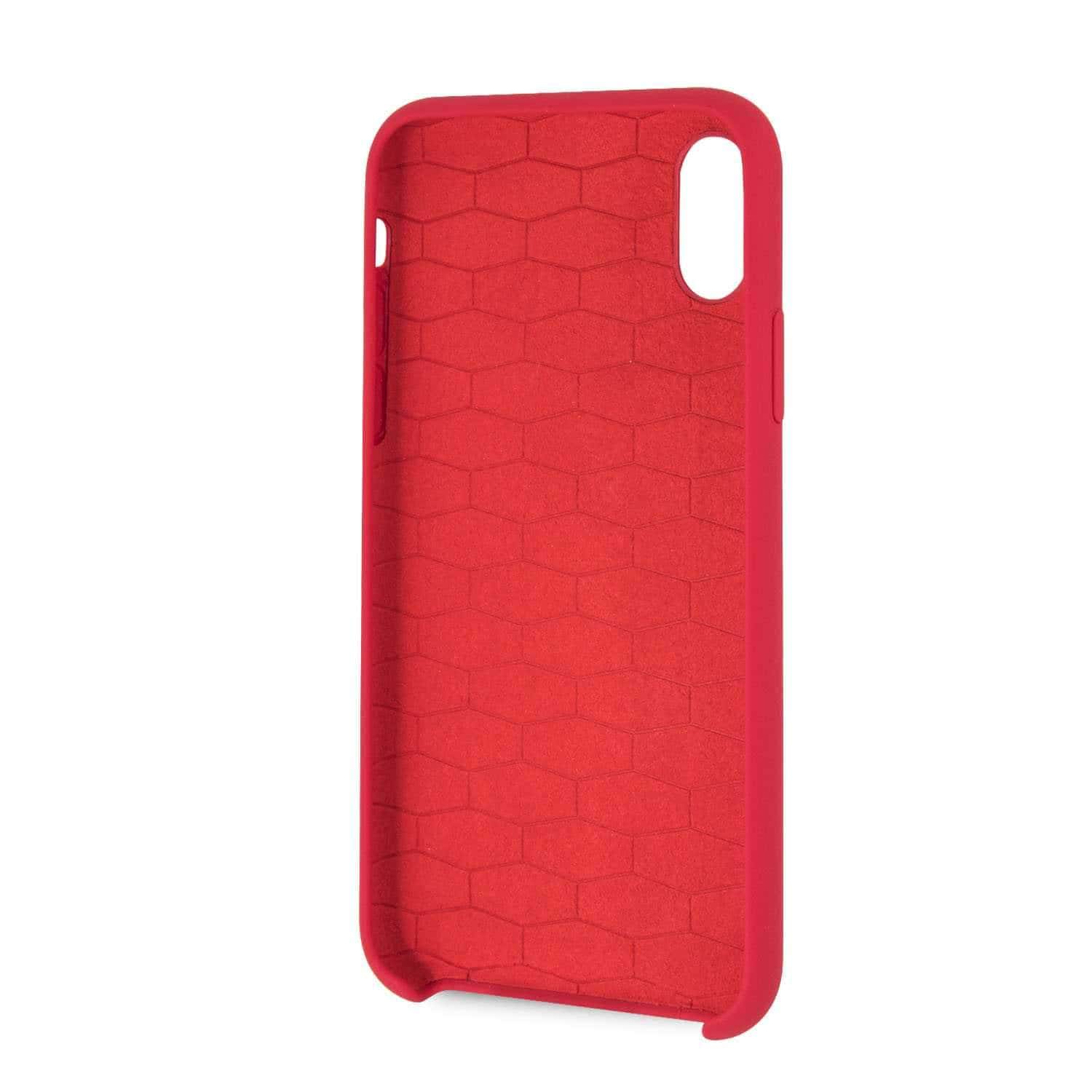 Bmw Silicone Hard Case For Iphone X - Red