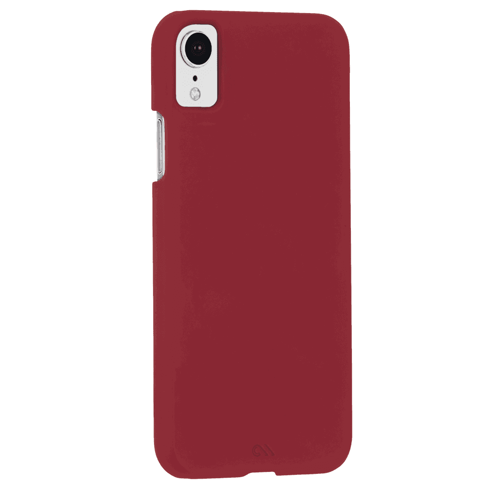 كفر ايفون XR - أحمر CASE-MATE - Barely There Leather For iPhone XR Cardinal