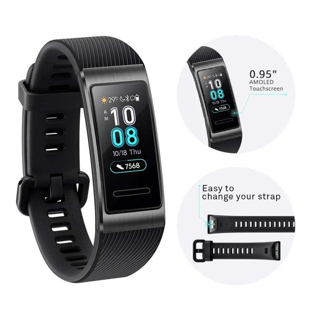 huawei band 3 pro built in gps black