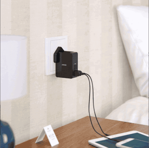 Anker Black 4 Port Wall Charger