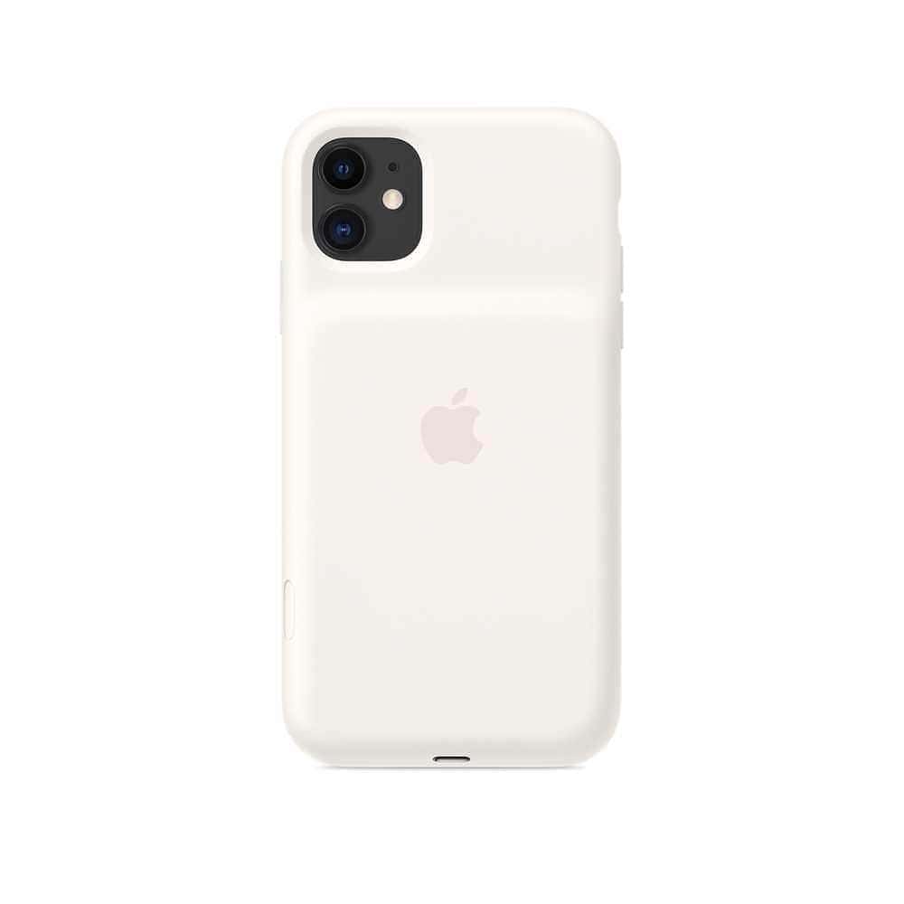 apple smart battery case for iphone 11 white