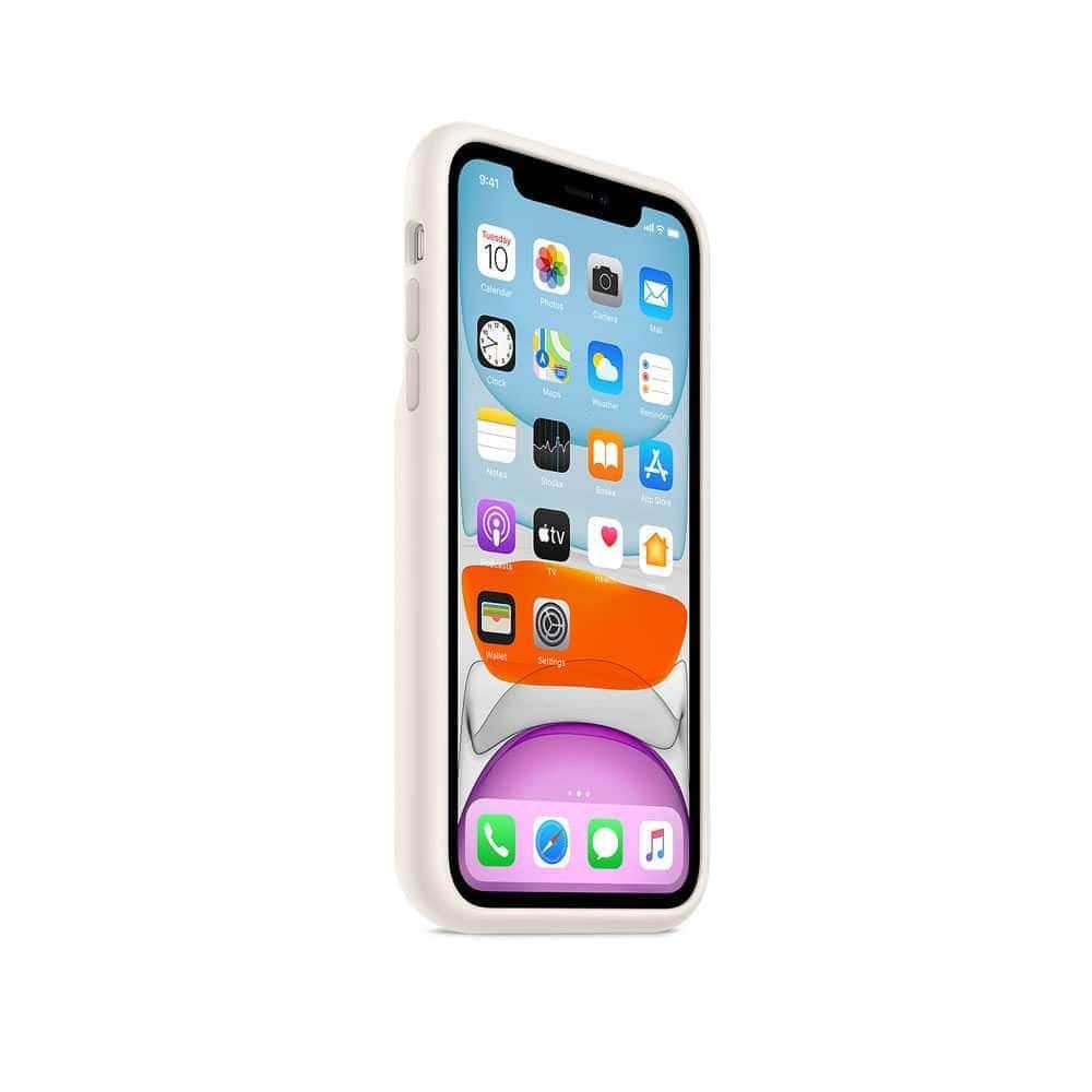 apple smart battery case for iphone 11 white