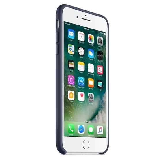 كفر ايفون 7 بلس سيليكون باللون الازرق الداكن من ابل Apple iPhone 7 Plus Silicon Case Midnight Blue
