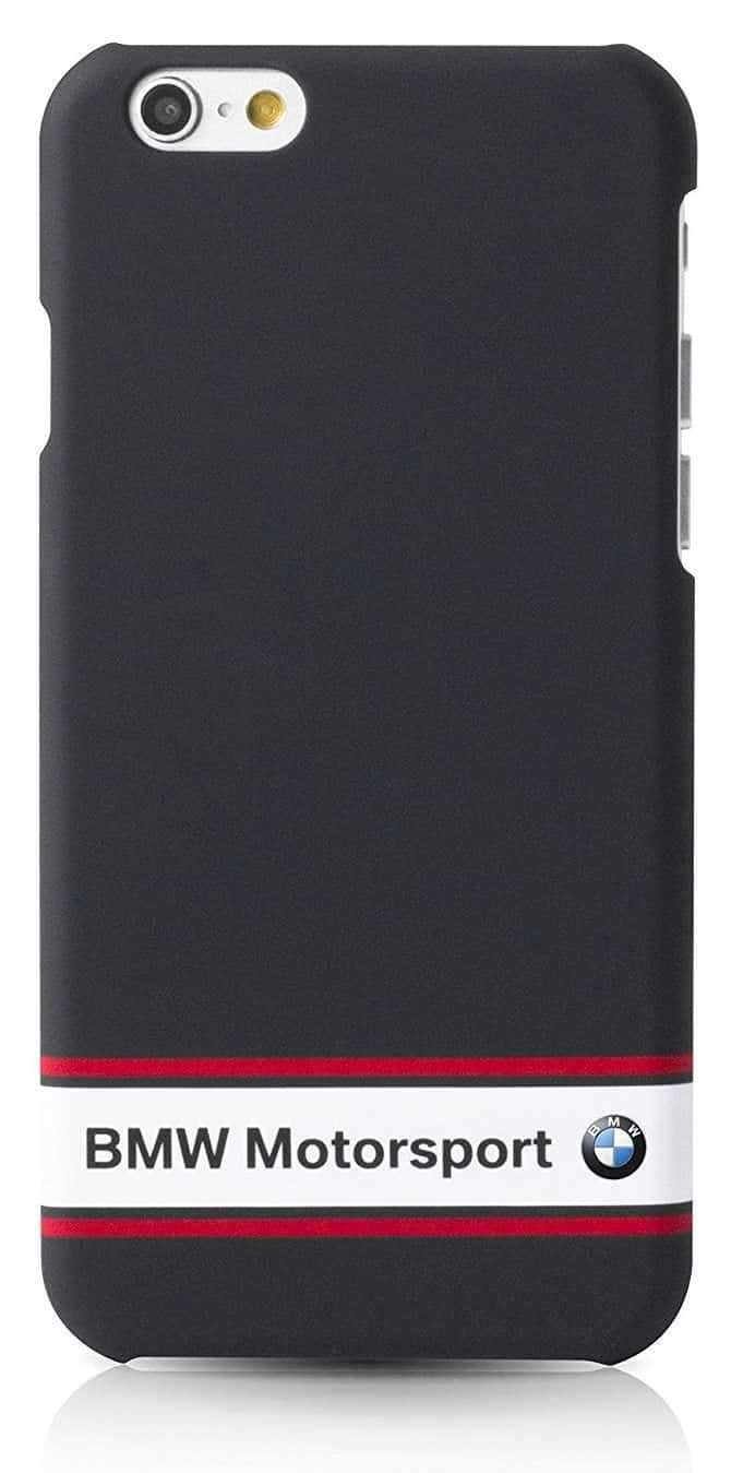 كفر جوال ايفون 6 أسود مع شعار بي إم دبليو إم من سي جي موبايل BMW Hard Case for Apple iPhone 6/6s Rubber Finish - Navy