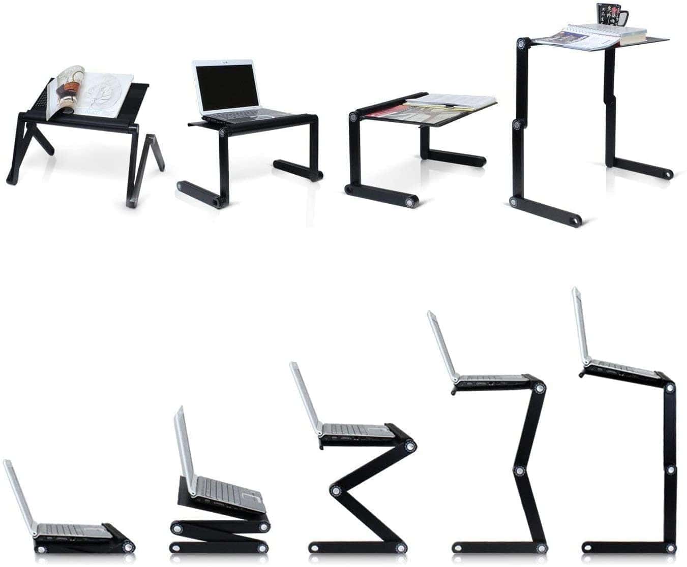 طاولة لابتوب قابلة للطي مع لوحة للماوس Multifunctional Laptop Table