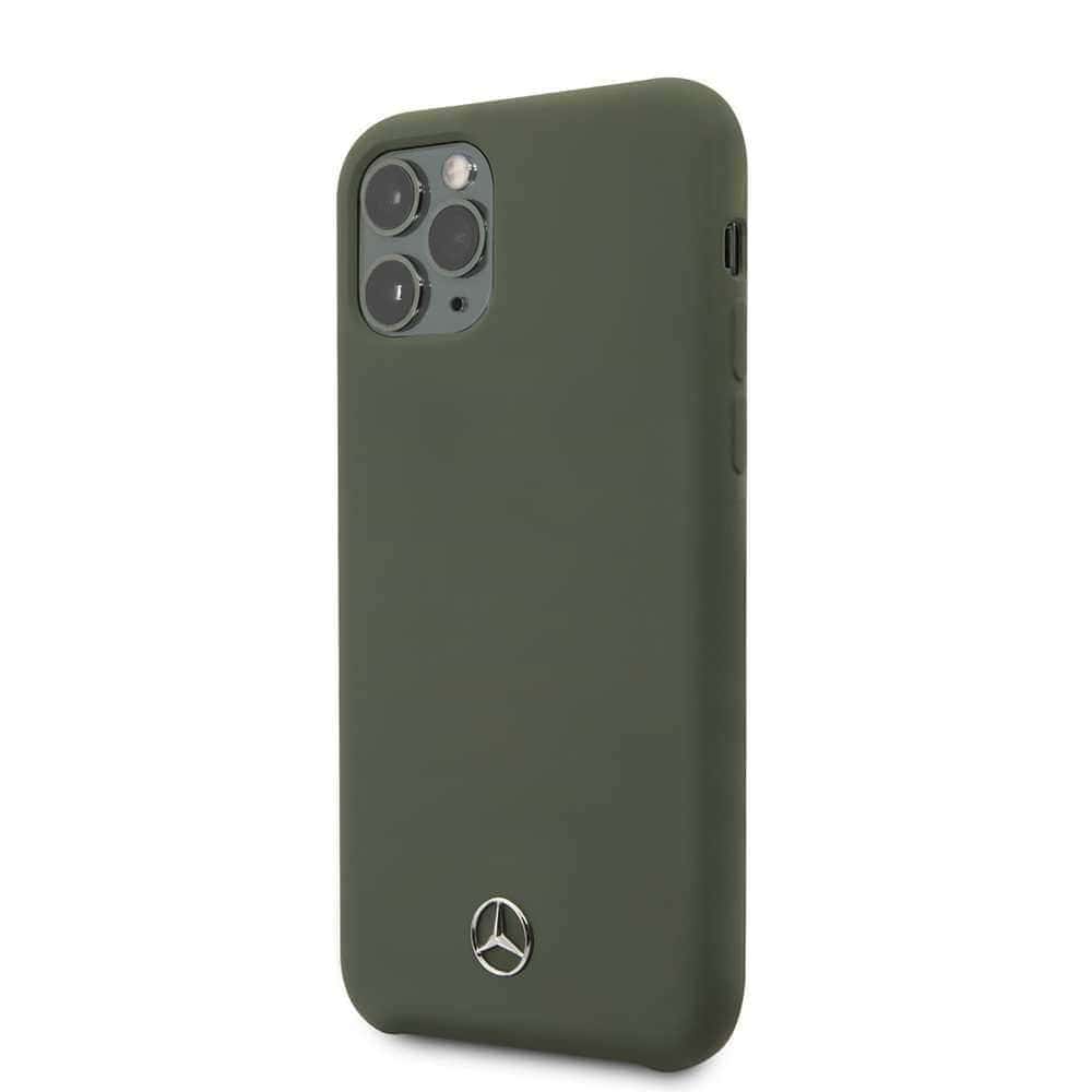 Mercedes-Benz mercedes benz liquid silicone case for iphone 11 pro max midnight green
