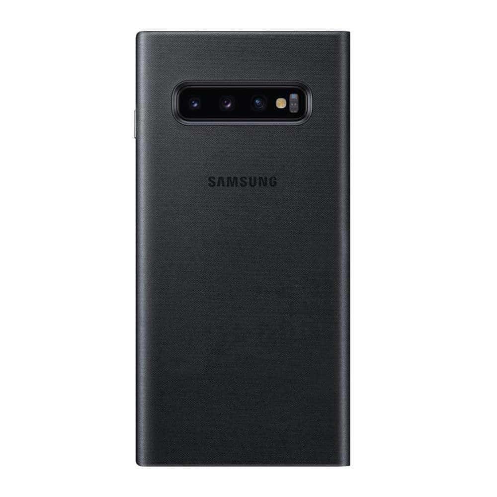 كفر جوال سامسونج جالكسي اس 10 بلس أسود سامسونج Samsung Galaxy S10+ Led View Cover 