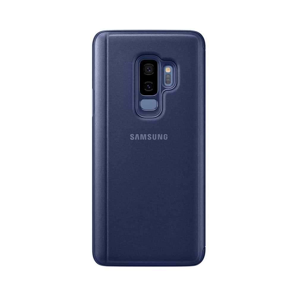 كفر جوال سامسونج جالكسي اس 9 بلس أزرق غامق سامسونج Samsung Galaxy S9+ Clear View Standing Cover 