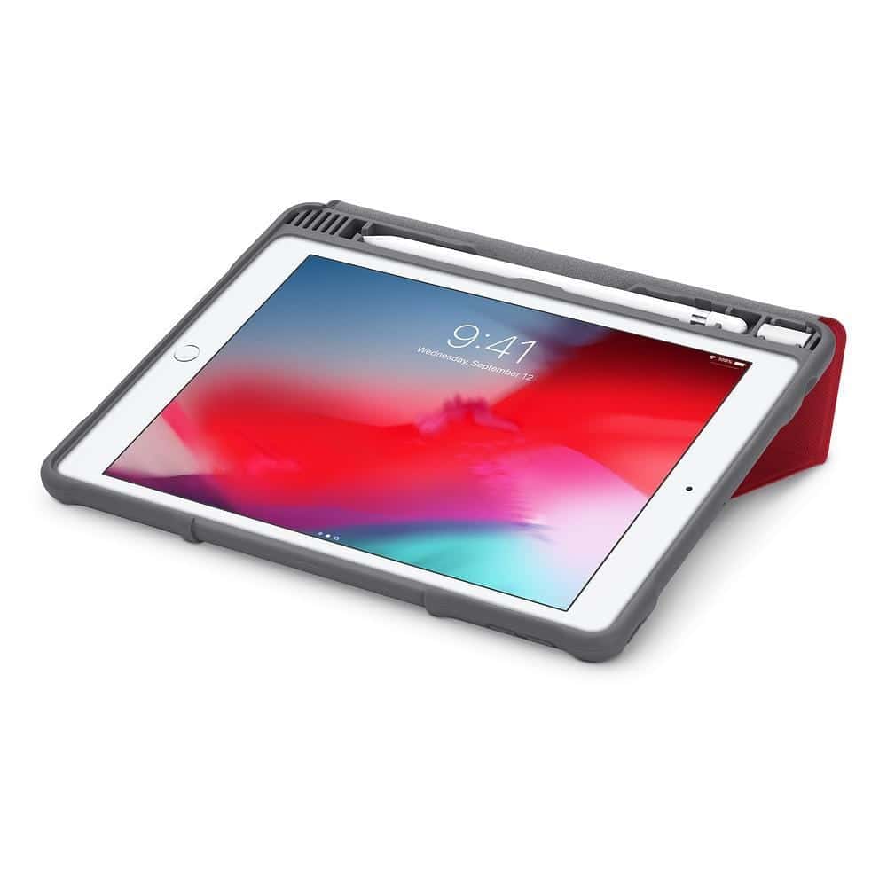 stm dux plus duo case for ipad 9 7 6th gen red