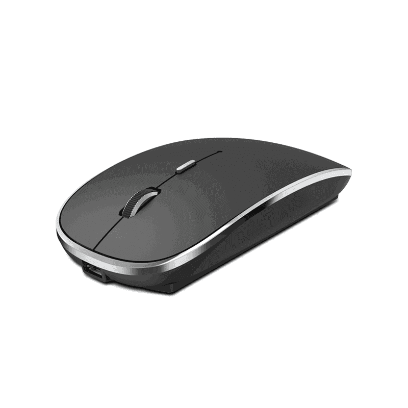 ماوس لاسلكي بلوتوث أسود ويو Wiwu Black Wimice Dual WIreless Dual Modm Mouse