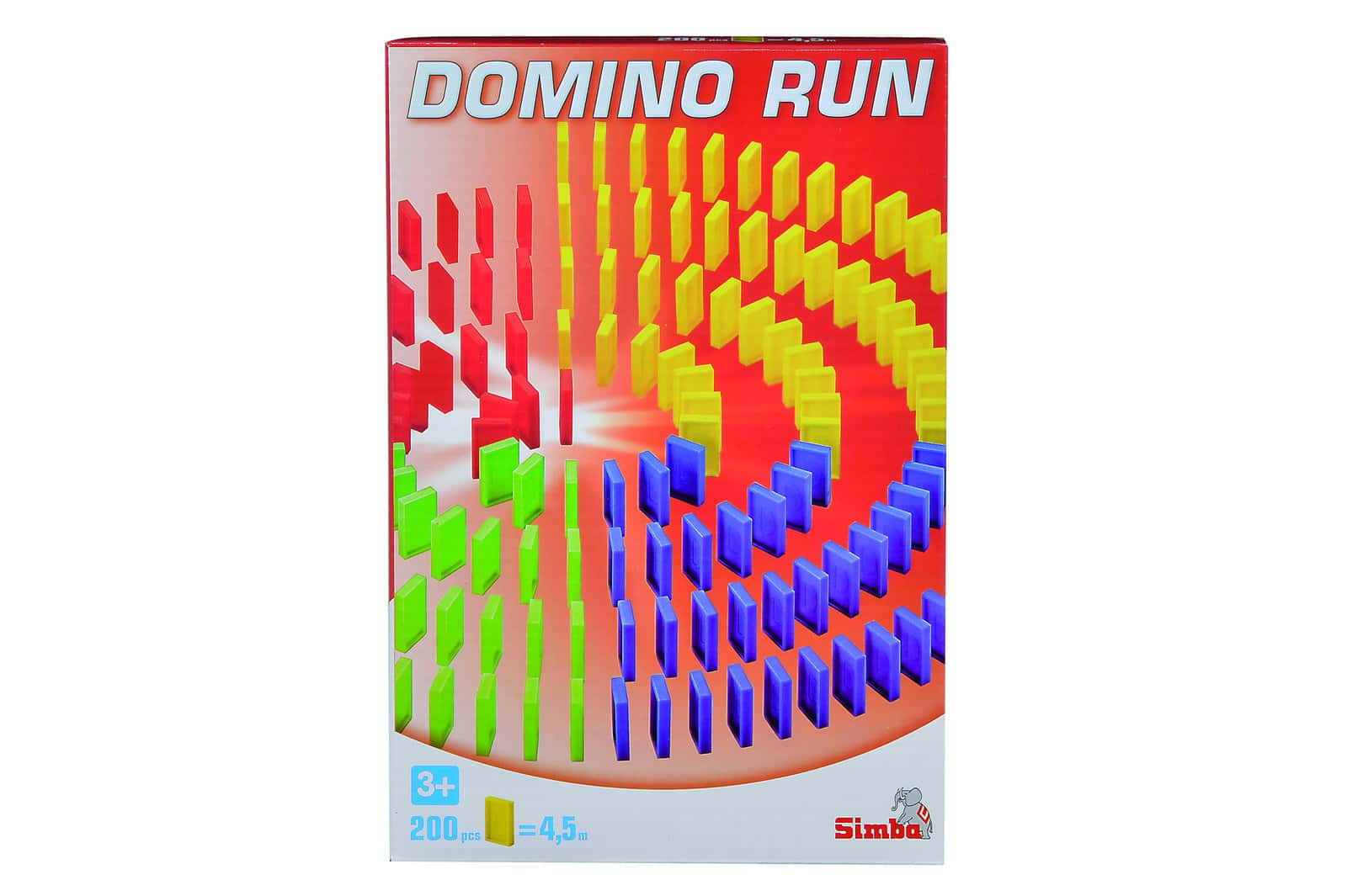 لعبة دومينو مع منحدرات 200 قطعة بلاستيكية من نوريس  Noris - Domino Run 200 Bricks