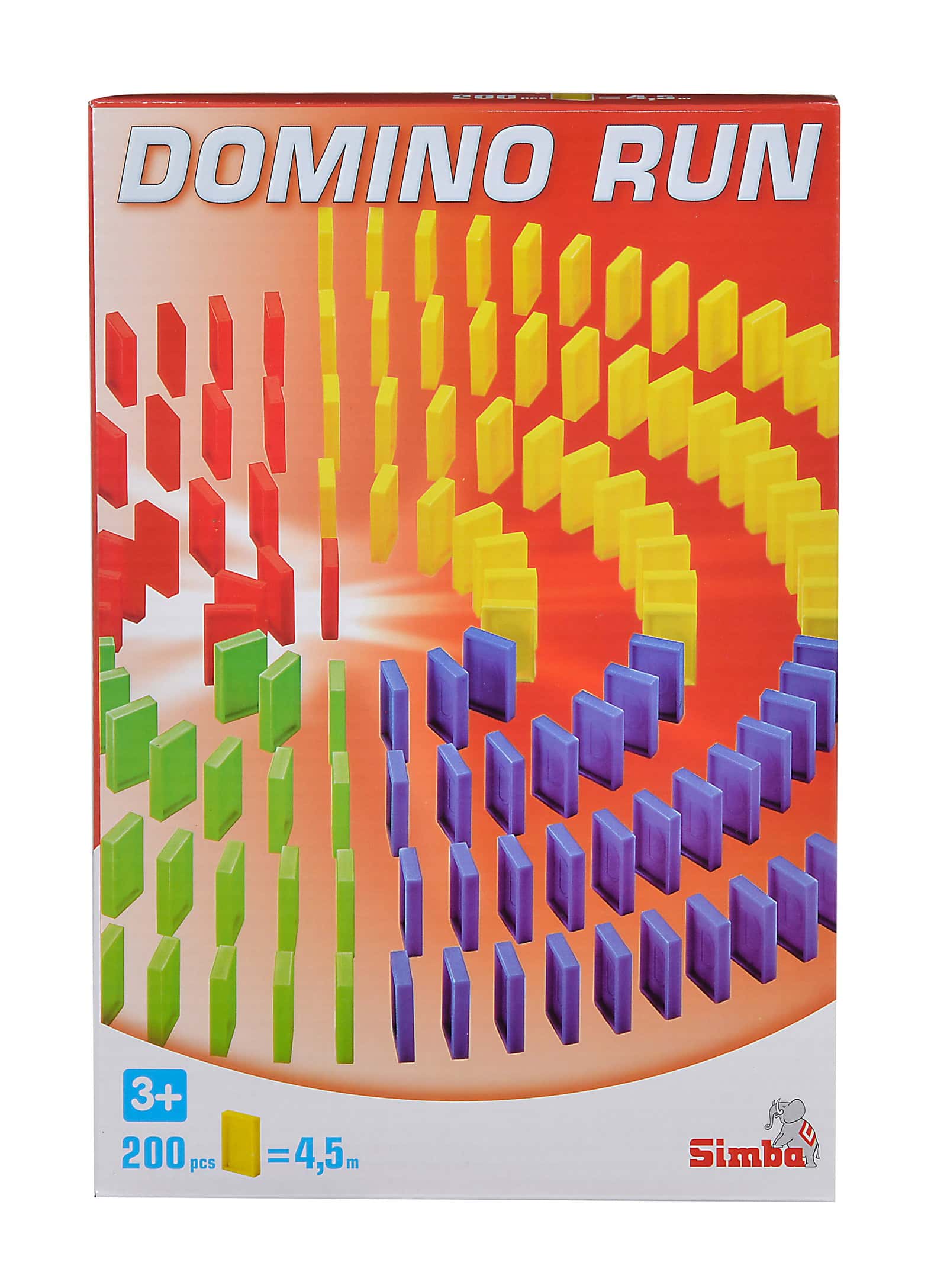 لعبة دومينو مع منحدرات 200 قطعة بلاستيكية من نوريس  Noris - Domino Run 200 Bricks