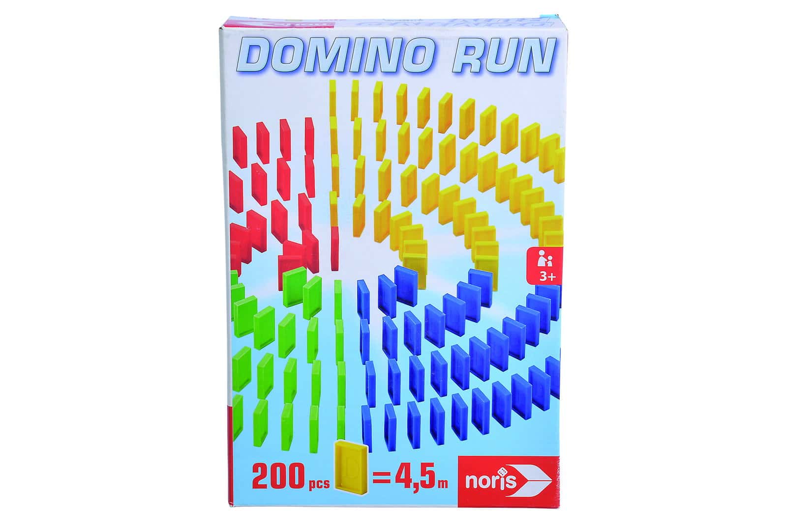 لعبة دومينو مع منحدرات 200 قطعة بلاستيكية من نوريس  Noris - Domino Run 200 Bricks