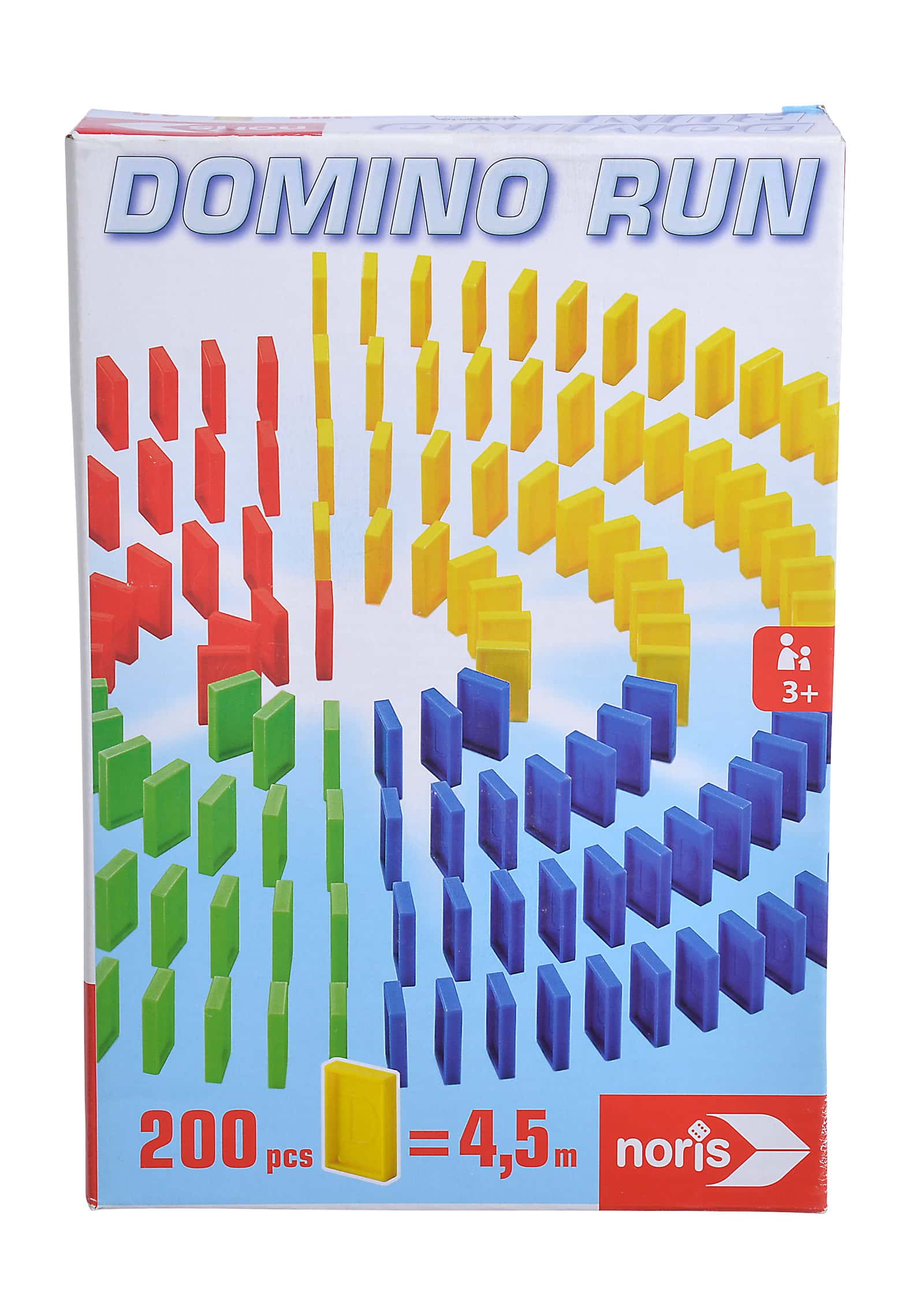 لعبة دومينو مع منحدرات 200 قطعة بلاستيكية من نوريس  Noris - Domino Run 200 Bricks