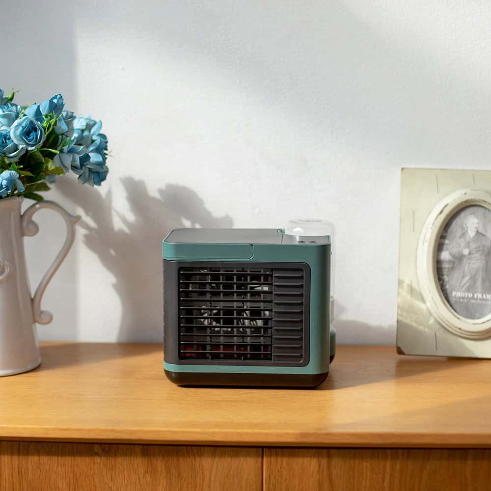 OEM Anion Air Cooler Usb Rechargeable Mini Small Home Desktop Air Conditioning Cooling Fan Desktop Water Cooling Fan