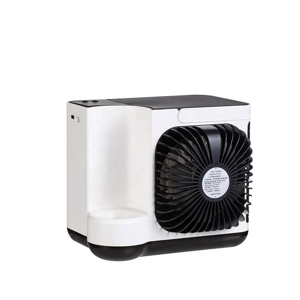 OEM Anion Air Cooler Usb Rechargeable Mini Small Home Desktop Air Conditioning Cooling Fan Desktop Water Cooling Fan
