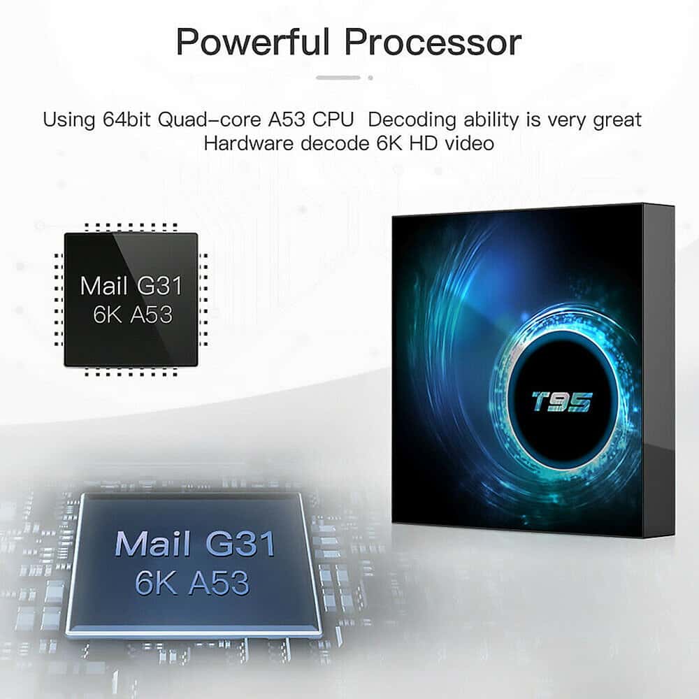 ريسيفر أندرويد للتلفزيون Wownect T95 MAX Plus Android TV Box