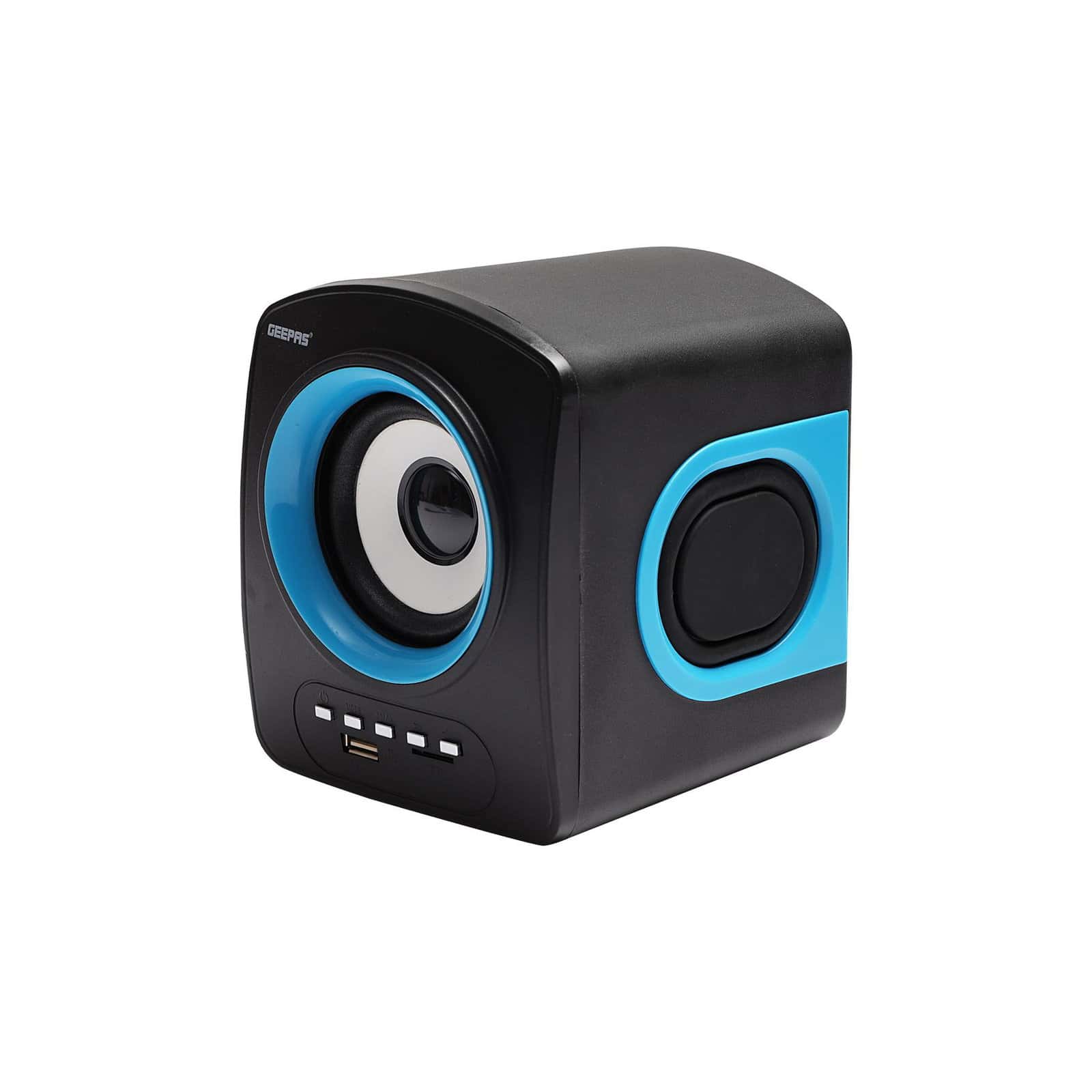 سماعات كمبيوتر مكتبي بلوتوث أسود جيباس Geepas Black Bluetooth Computer Speaker