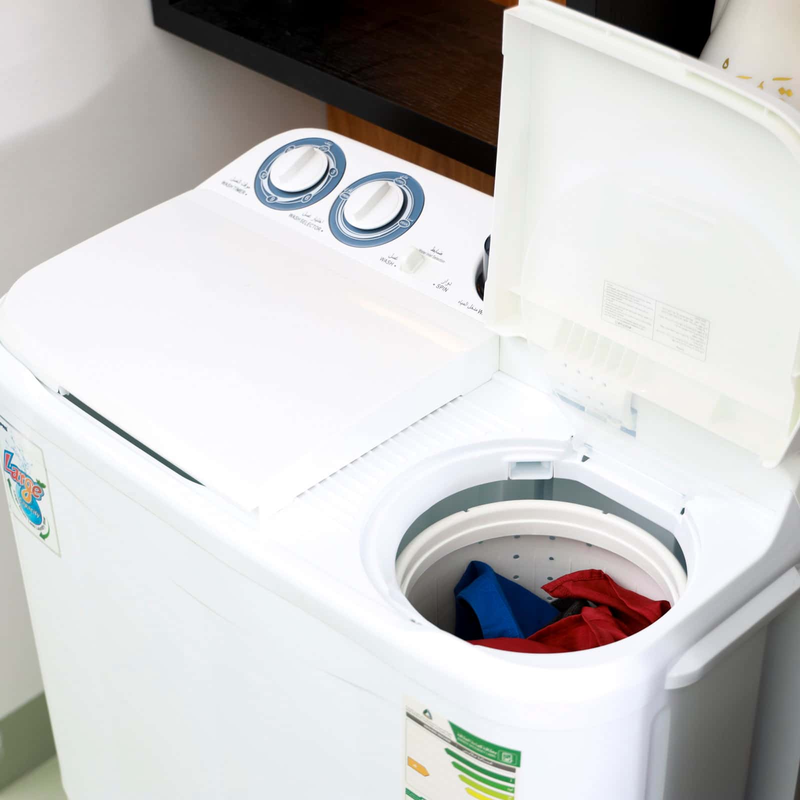 غسالة ملابس نصف أوتوماتيكية  Geepas Highly Efficient Semi-Automatic Washing Machine