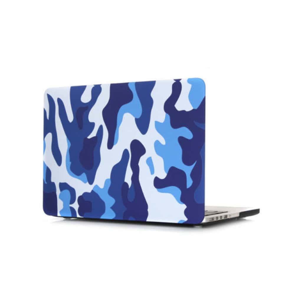 O Ozone Macbook Hard Case for Macbook Pro 13 Inch Cover Retina ( 2015 / 2014 / 2013 ) Compatible with A1425 A1502 Camo Blue - Camo Blue