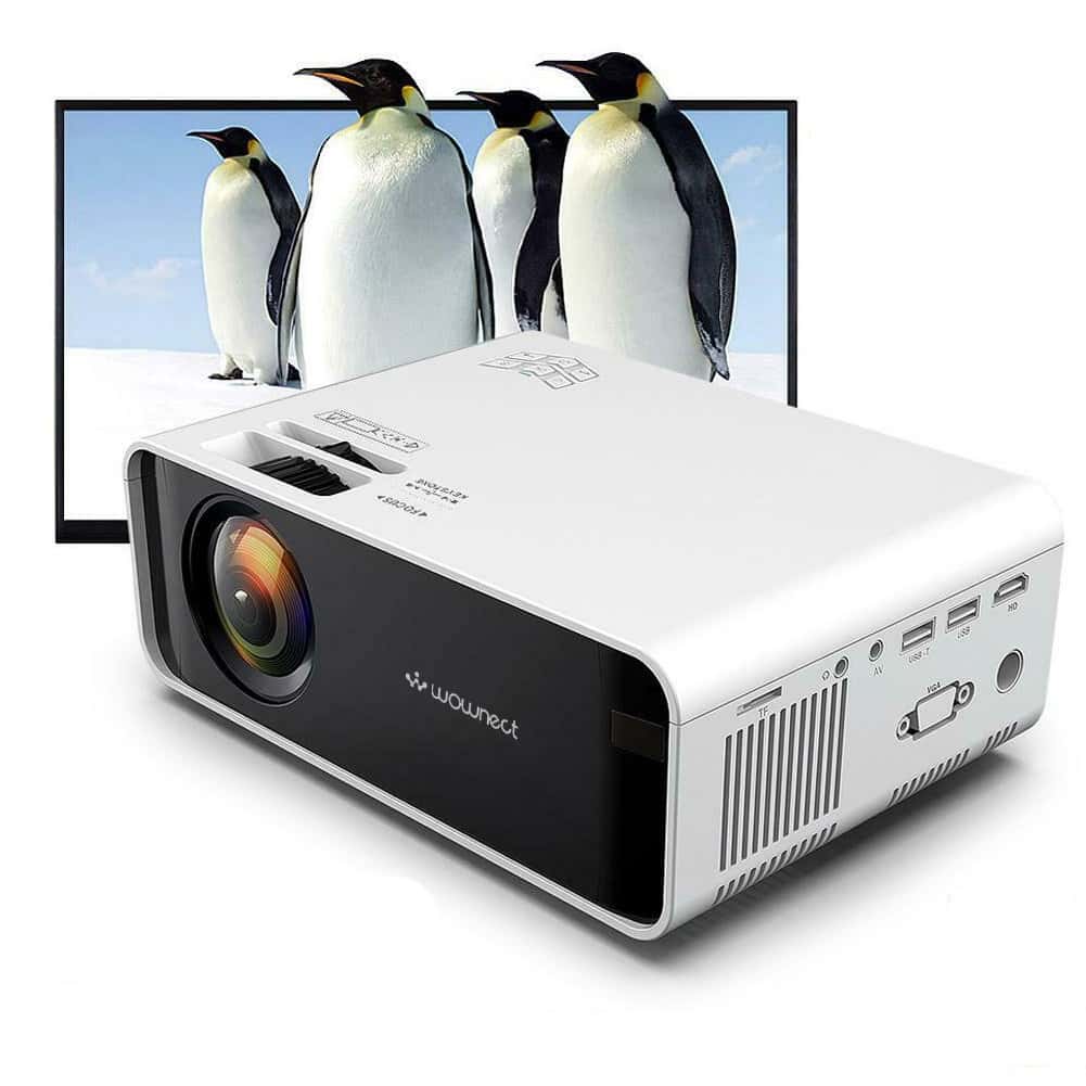 بروجكتر مع شاشة عرض Wownect LED Projector W80
