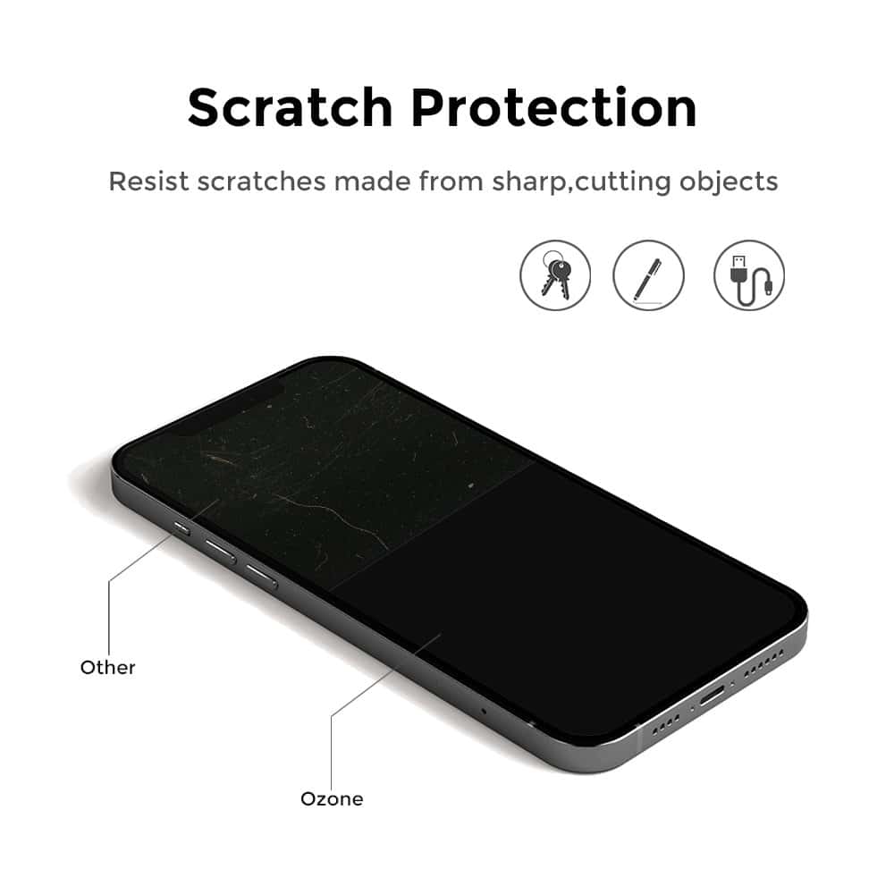 حماية شاشة جوال ايفون 6 بلس زجاجية عدد 2 O Ozone Screen Protector Compatible With iPhone 6 Plus
