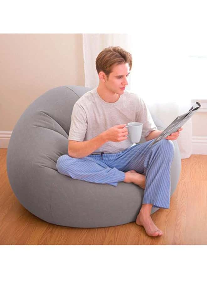 INTEX Beanless Bag Inflatable Chair Grey 45x45x28inch