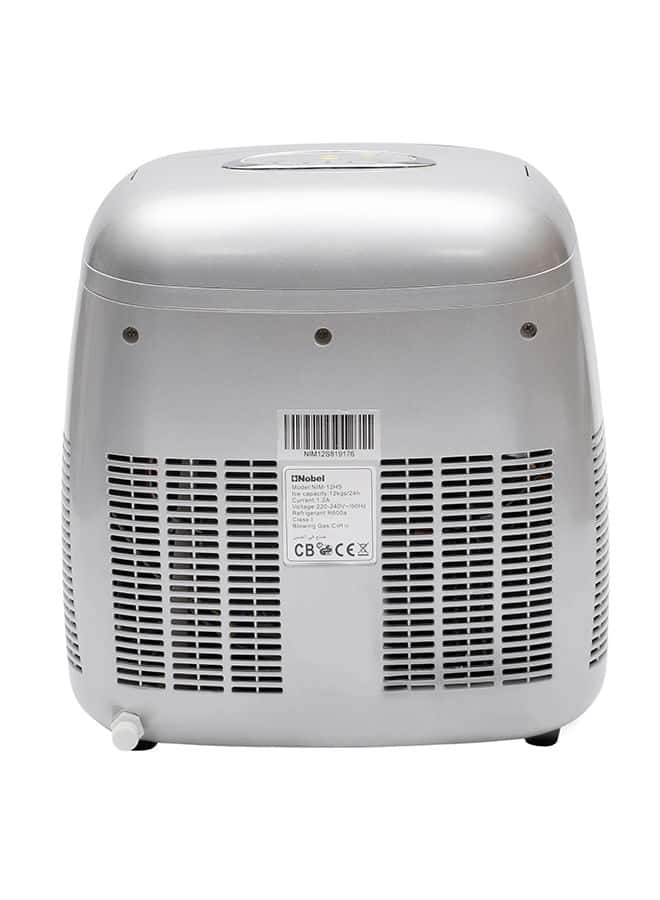 NOBEL Ice Cube Maker Silver 12Kg NIM 12 HS Grey
