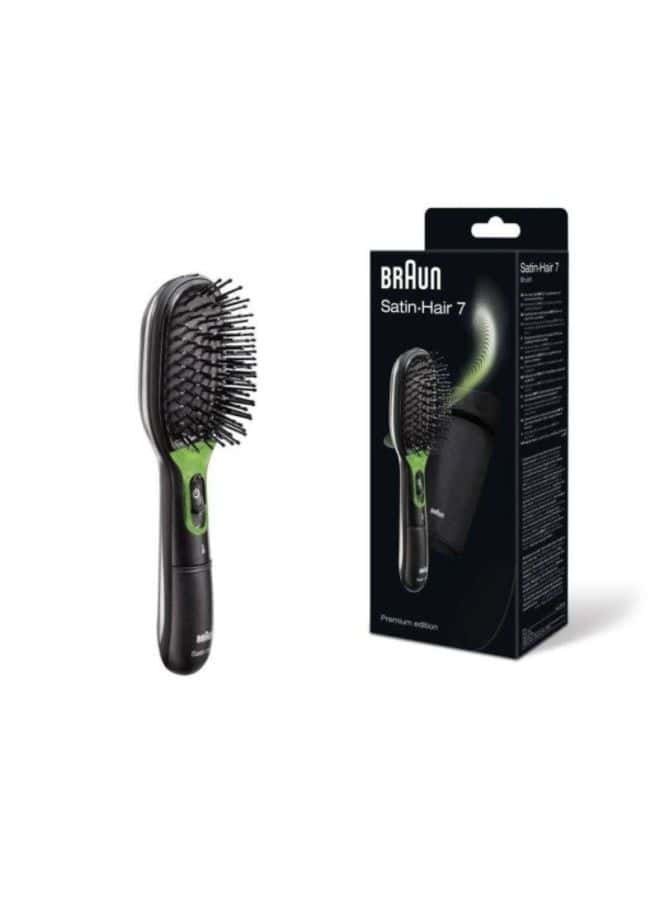فرشاة تصفيف الشعر - اسود BRAUN - Satin Hair Lontec Brush