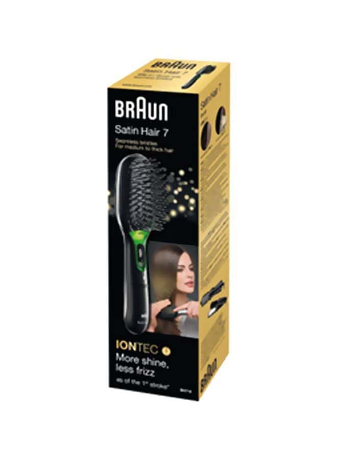 فرشاة تصفيف الشعر - اسود BRAUN - Satin Hair Lontec Brush