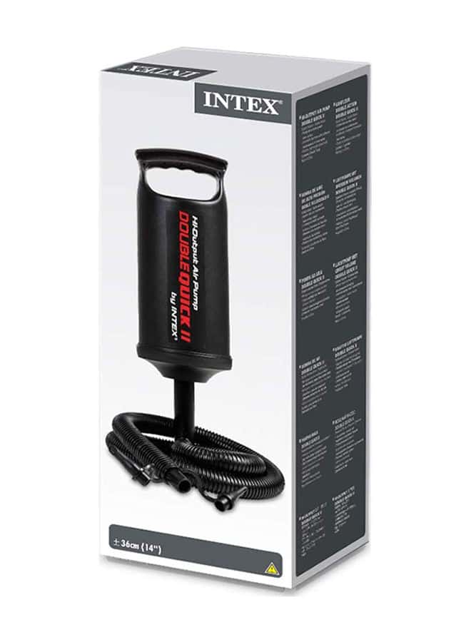 منفاخ هواء يدوي للعوامات والكرات والمسابح المنزلية انتكس Intex Air Pump Double Quick