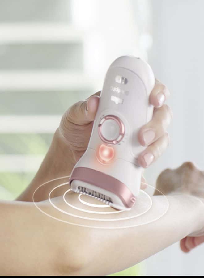 مجموعة ماكينة براون سيلك ابيل 9 للنساء لازالة الشعر مع سبع ملحقات BRAUN Silk-Epil Beauty Set 9 Deluxe