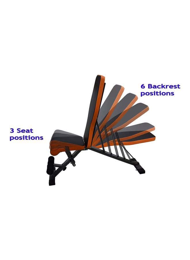 SkyLand SKY LAND EM1853 Unisex Adult Multifunction Adjustable Weight Bench Black, L 112 x W 33 X H 41 cm