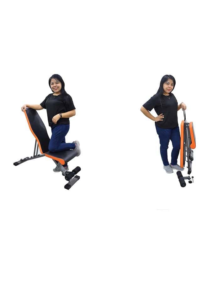 SkyLand SKY LAND EM1853 Unisex Adult Multifunction Adjustable Weight Bench Black, L 112 x W 33 X H 41 cm