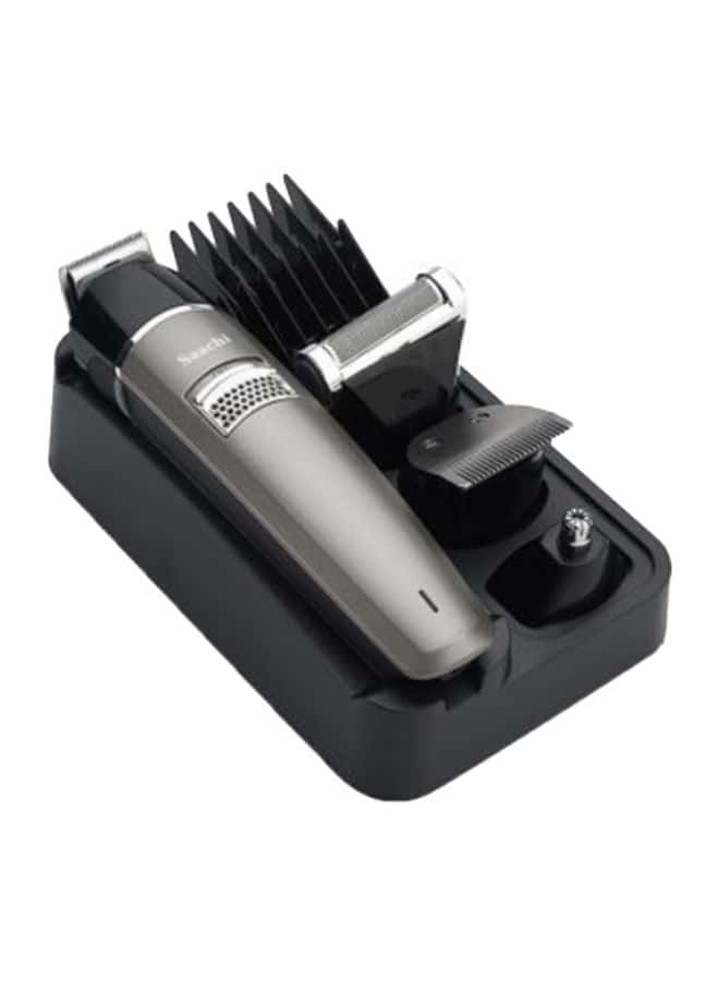 Saachi 7 In 1 Hair Trimmer NL TM 1342 GY With Resting Stand Black/ Grey 21cm