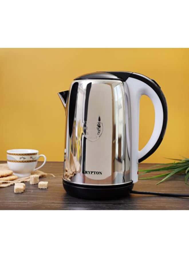 Krypton Cordless Electric Kettle 2.2 l 1600 W KNK6127 Silver/Black