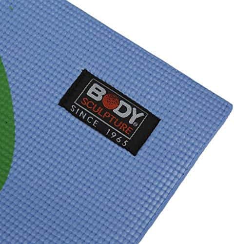 بساط رياضي قابل للطي مقاوم للانزلاق أزرق بودي سكلبتشر Body Sculpture Slip Resistant Foldable Sculpture Blue Yoda Mat