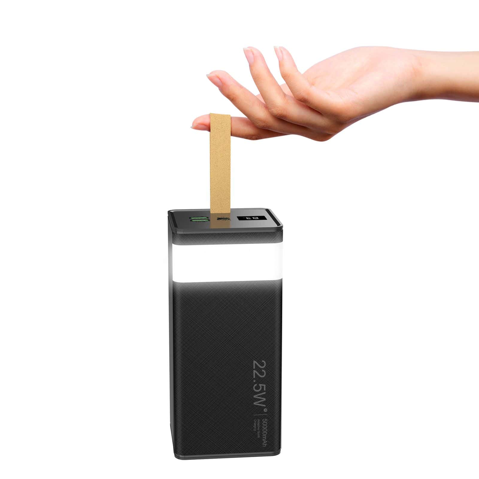 Green Lion Green Power Tank Power Bank 50000mAh 22.5W - Black