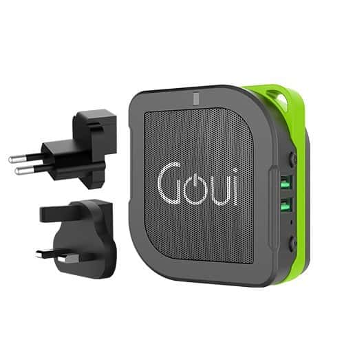 عروض باور بانك قوي 5200 مللي أمبير مع شاحن جداري وسبيكر مدمج Goui Buyuni Power bank,Speaker,wall Charger